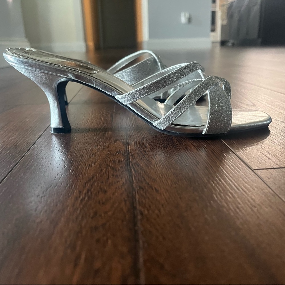 Silver heels